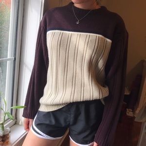 90s style pullover sweater. Vintage feel. Size XL